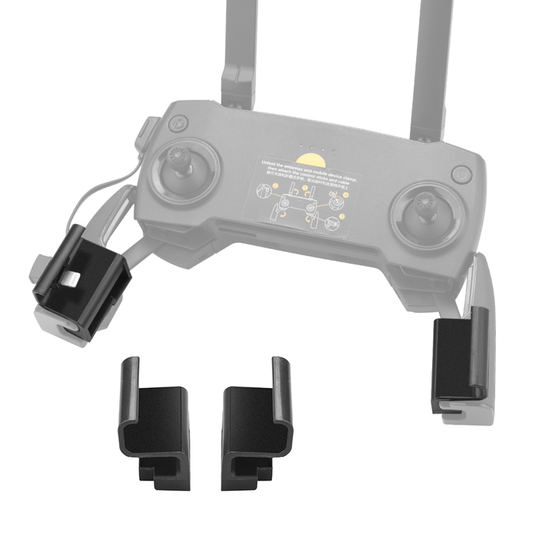 Drone Tablet Mount - Czarny Uchwyt na Telefon z Pilotem,