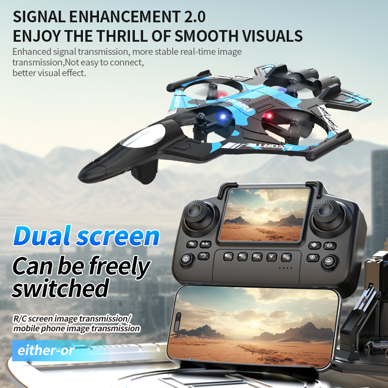 Nowy dron RC Fighter HD z prof – Drone Controller Screen recenzja i cena