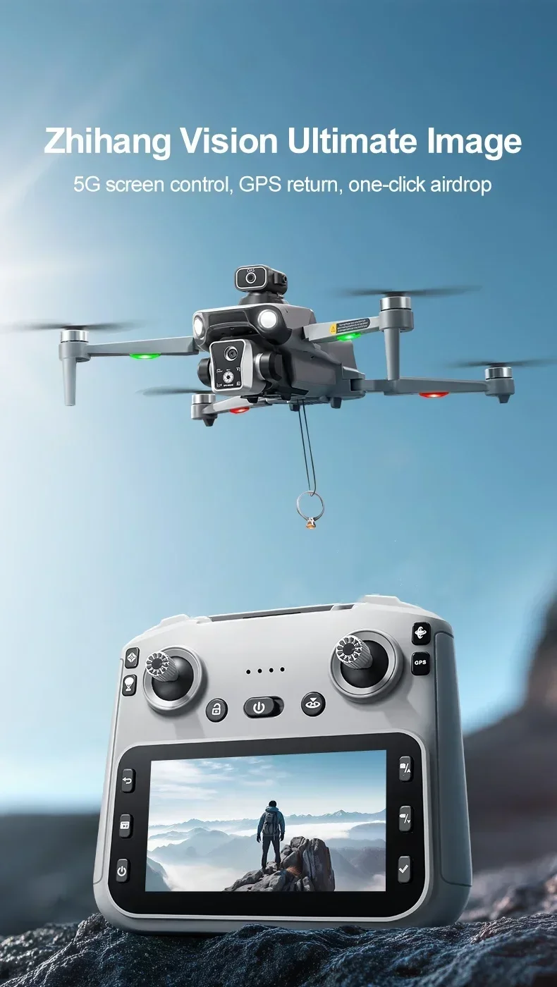 Dron z dużym ekranem 4,5 cala, – Drone Controller Screen recenzja i cena